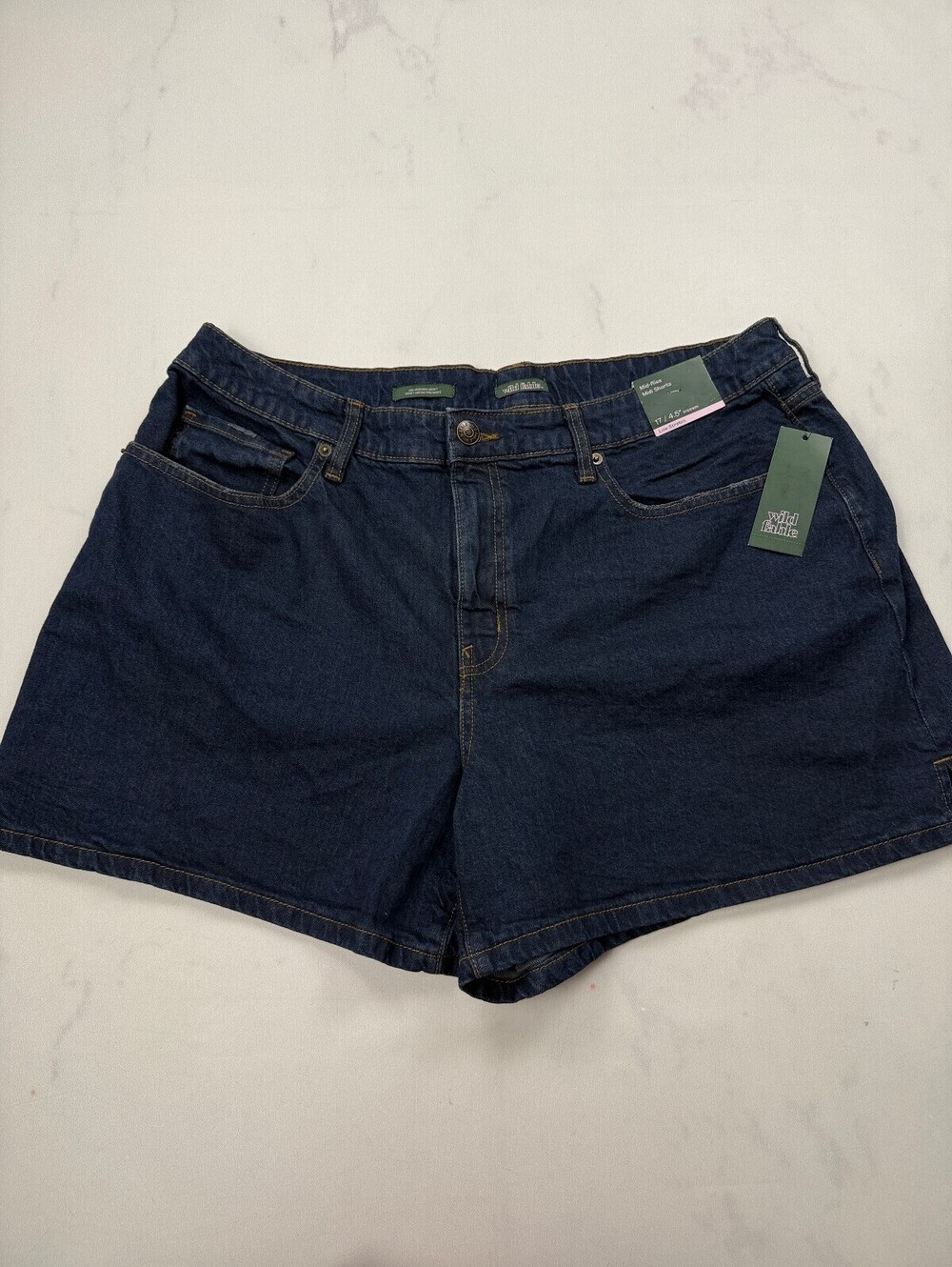 Wild Fable Denim Shorts Navy 90s VTG 90S Jeans - Womens 17R